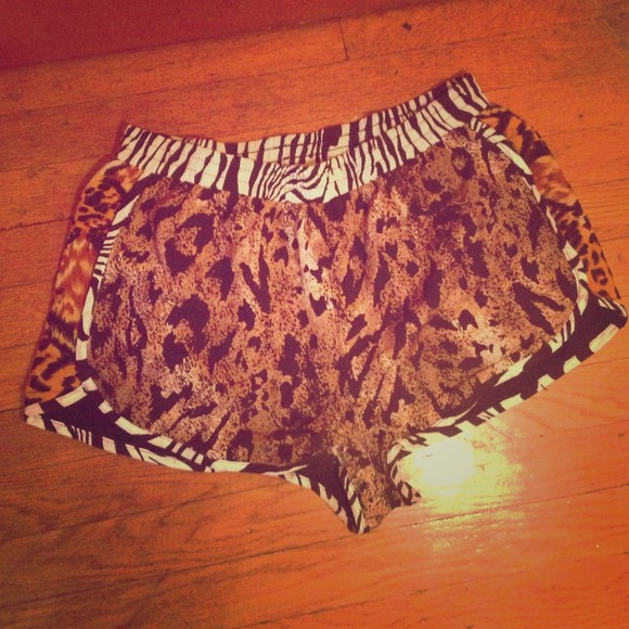 On the safari shorts.