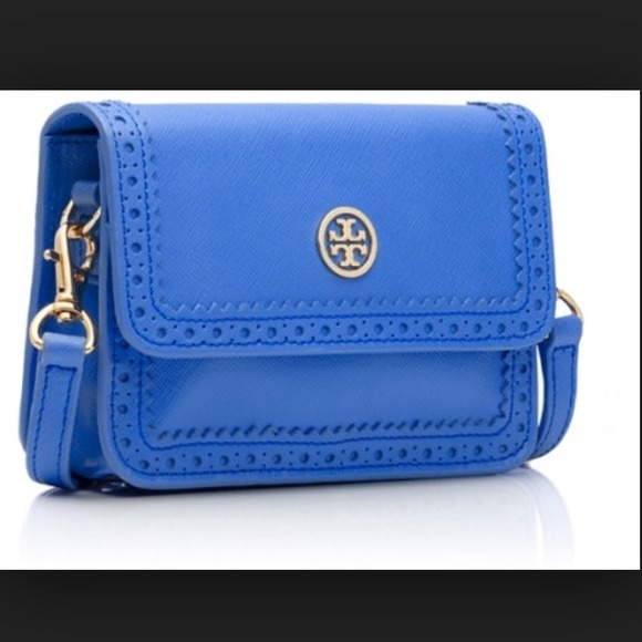Blue Tory Burch Robinson Cross body