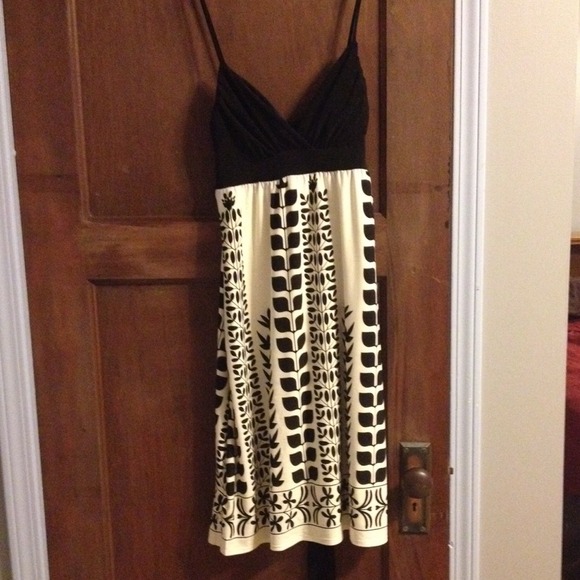 Black and white dress