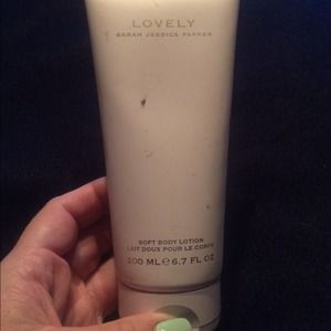 Lovely by Sarah Jessica Parker. Soft body lotion.