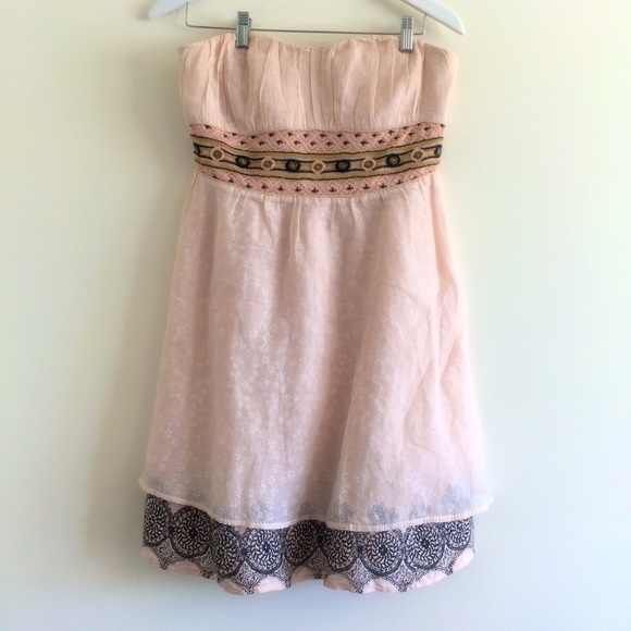 💘HOST PICK💘 NWT FREE PEOPLE STRAPLESS DRESS - Picture 2 of 4
