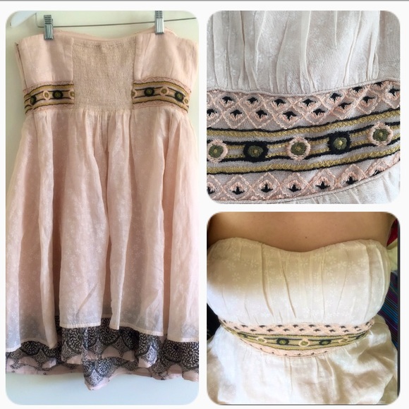 💘HOST PICK💘 NWT FREE PEOPLE STRAPLESS DRESS - Picture 4 of 4