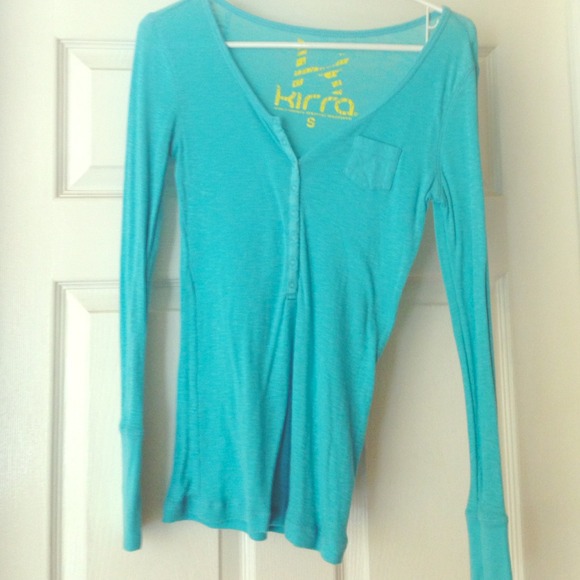 Turquoise Henley