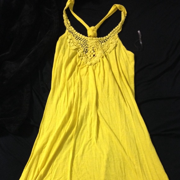 Yellow sun dress