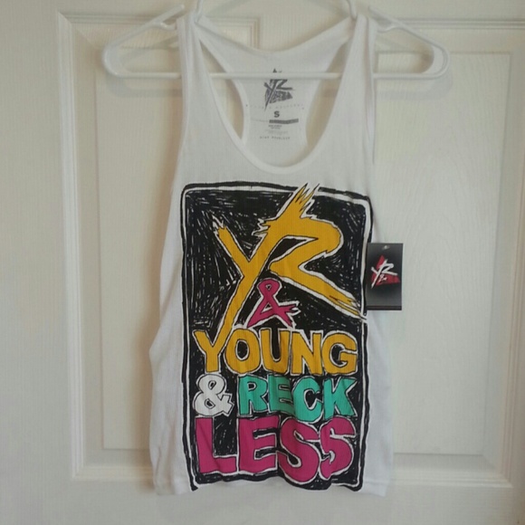 NWT YOUNG & RECKLESS Racer Back Tank
