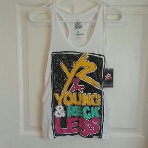 NWT YOUNG & RECKLESS Racer Back Tank