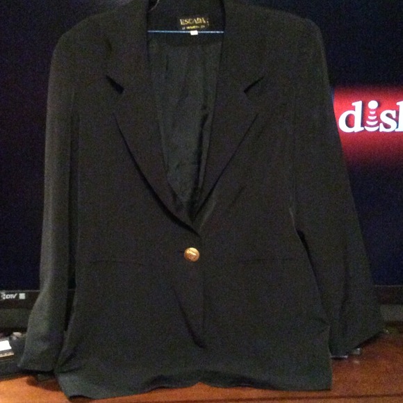 Black dress jacket. Escada