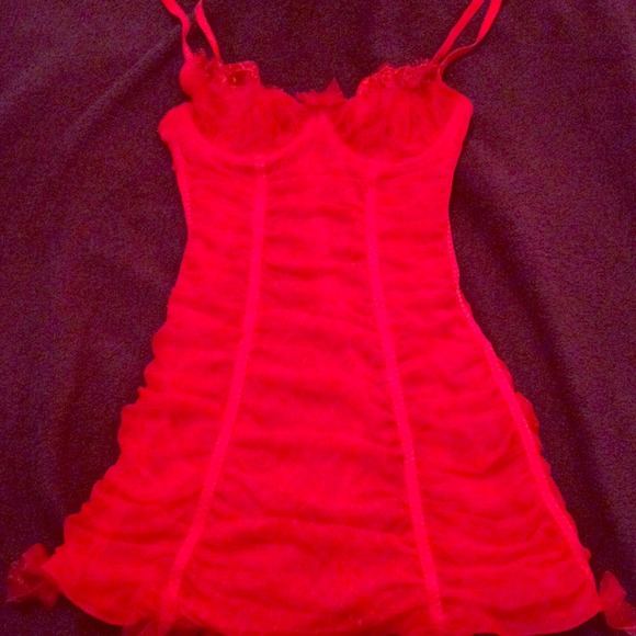 Super sexy red lingerie