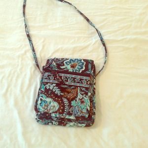 Vera Bradley Mini Hipster in Java Blue