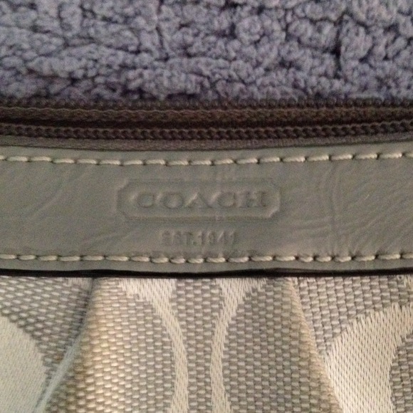 COACH Silver Wristlet - Picture 2 of 4