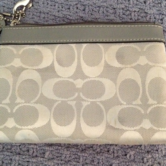 COACH Silver Wristlet - Picture 4 of 4