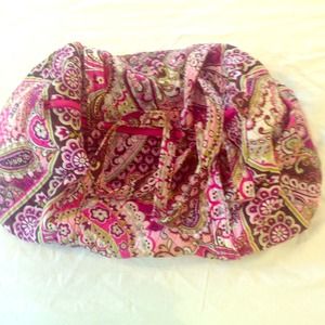 Very Bradley small duffle in Very Berry Paisley