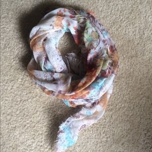 Floral Fall Scarf