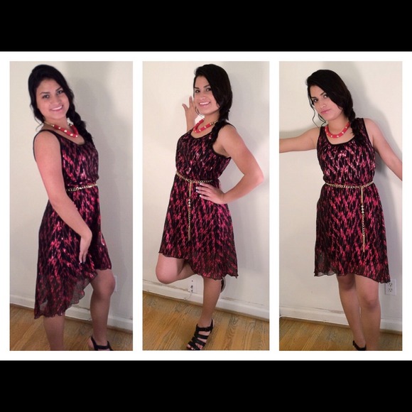 Black & Red Metalic