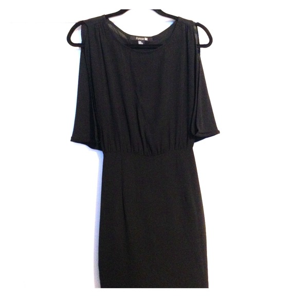 Forever21 LBD with Shoulder and Back Cutout