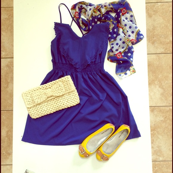 🎀 *RESERVED* Beautiful Royal Blue dress