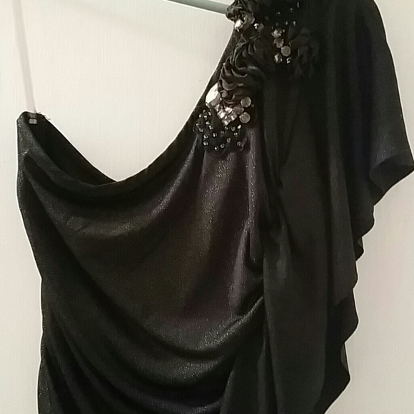 One shoulder night out shirt - Picture 3 of 3