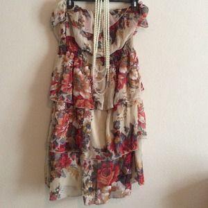 Ruffled layered dress