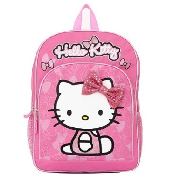 Hellokitty backpack. Hk sandals girl's sizeM(13-1)