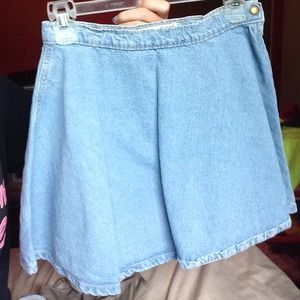 American Apparel Denim Circle Skirt