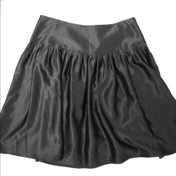 Black satin Express skirt size 12