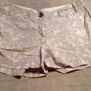 Linen Tan Shorts