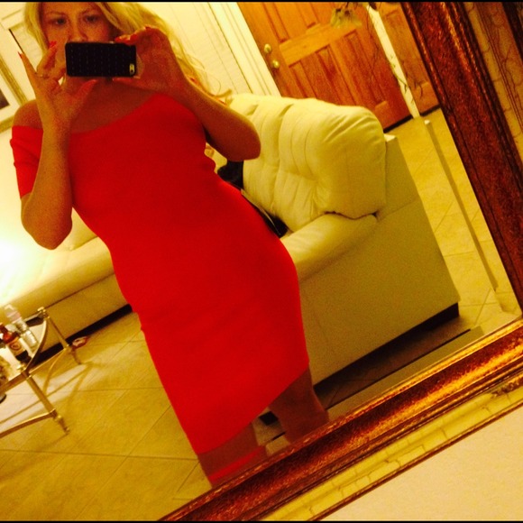 🔴bundled🔴Bebe short slv crew NK rib swtr dress - Picture 4 of 4