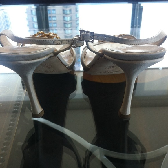 Jimmy Choo Open Toe Heels, Size 41 - Picture 4 of 4