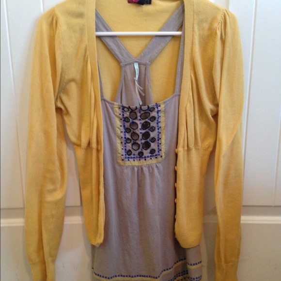 Urban Outfitters Tank Top & F21 sweater