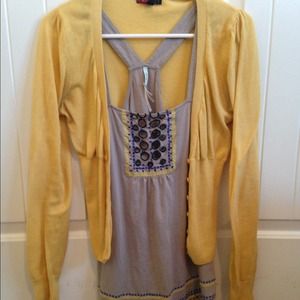 Urban Outfitters Tank Top & F21 sweater