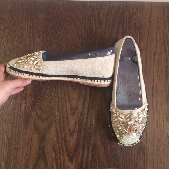 Brian Atwood crystal embellished espadrilles - Picture 2 of 3