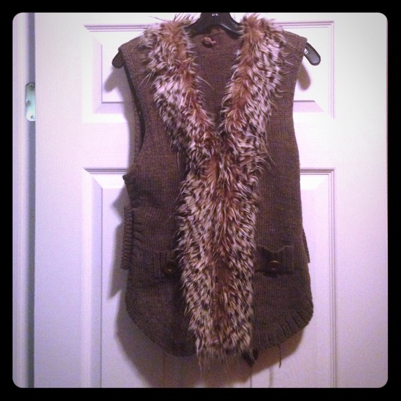 Faux Fur Vest.
