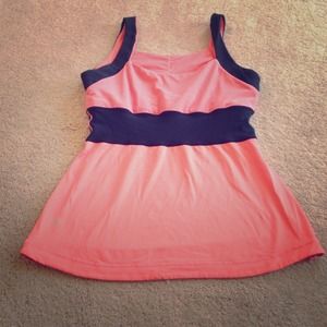 Rose Lulu Lemon Peplum tank