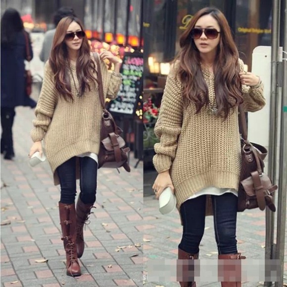 Sweaters - ❤️Oversized Light Brown Sweater❤️