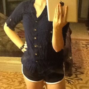 Forever 21 loose button up shirt