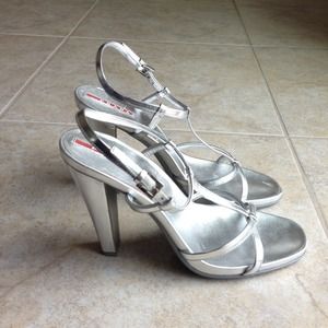 Silver heels