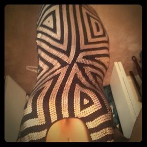 black and gold sequin club dress