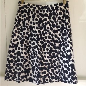 Full skirt with dot print n