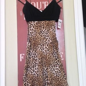 Leopard print dress