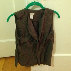 Army Green Muscle Tee