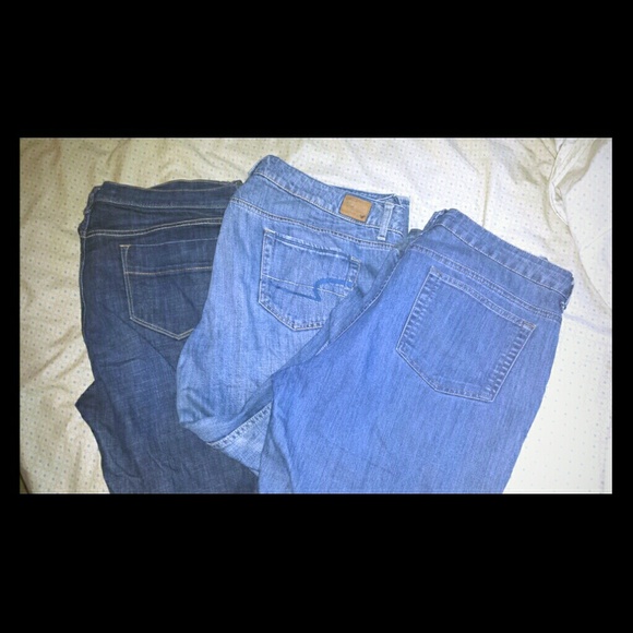 3 pairs of jeans