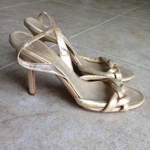 Gold heels