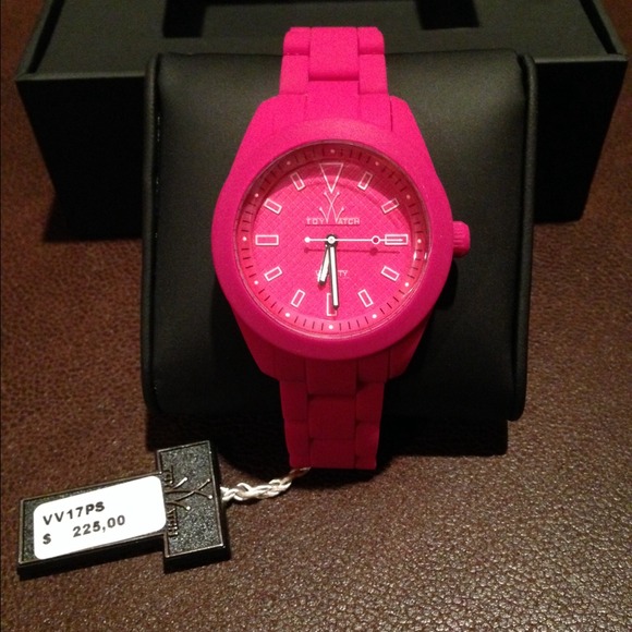 Authentic Brand New Velvety Toy Watch in Pink