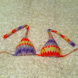 PILYQ Braided Triangle Bikini Top