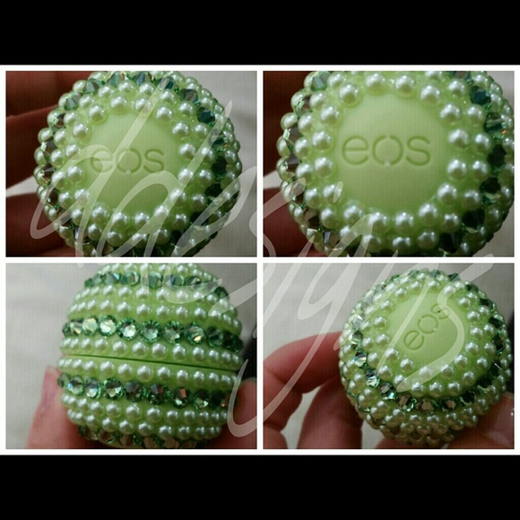 Other - Swarovski crystal and pearl custom eos lipgloss