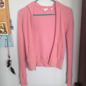 Vince Light Pink Cashmere Hoodie and Belt