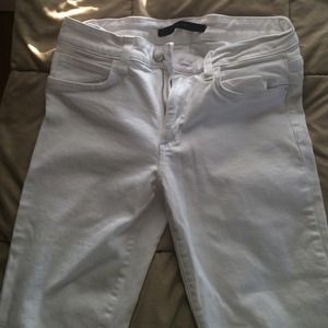 White bootcut Joe's Jeans