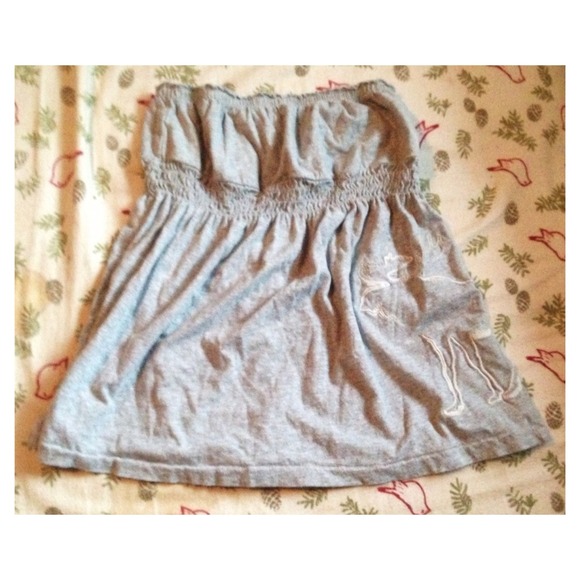 Abercrombie gray tube top