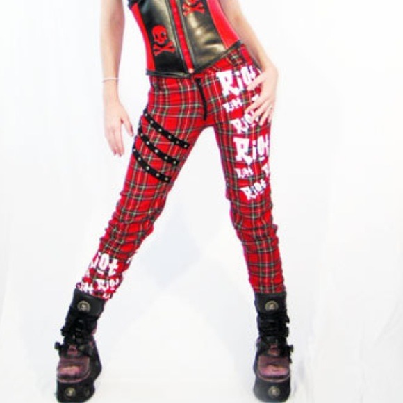 tartan pants punk