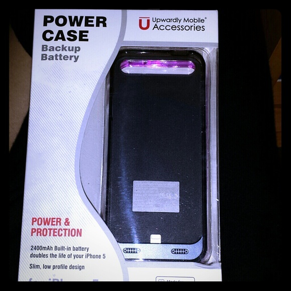 Brand new iPhone 5 power case back up battery